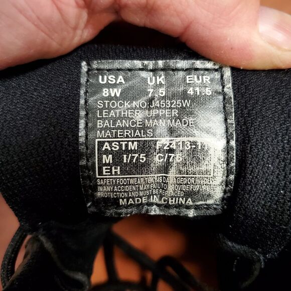 Merrell Work Boots Men's 8W Safety Toe - Picture 4 of 16